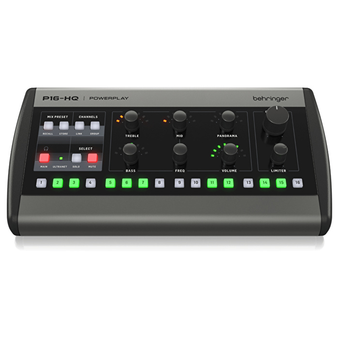 Behringer P16-HQ 16-Kanal Kişisel Monitör Mikseri